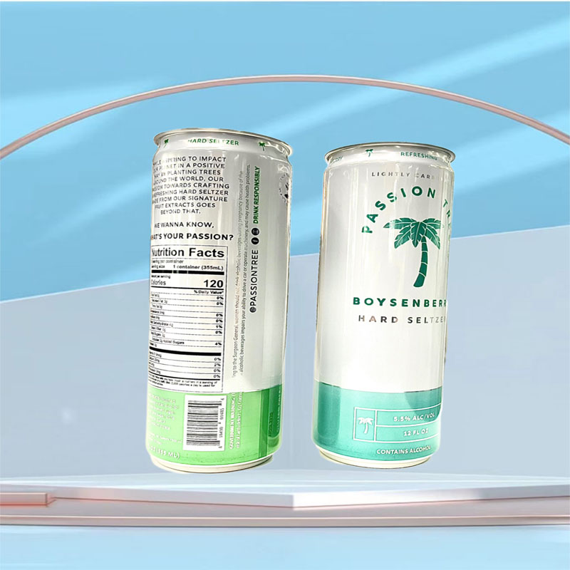 Canette de boisson personnalisée en aluminium de 355 ml