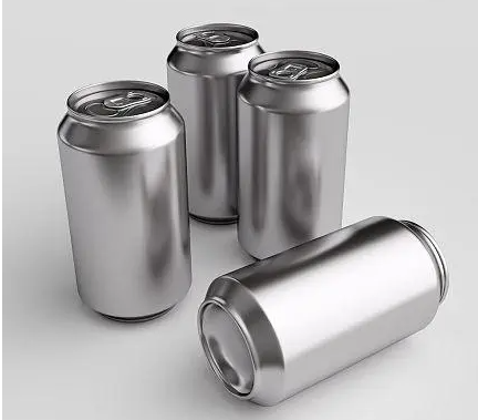 aluminum soft drink can