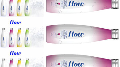 Flow Beverage lance des eaux minérales en bouteilles en aluminium